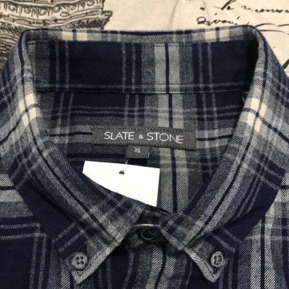 Slate & Stone Men's Casual Button-Down Shirts - Picture 4 of 6